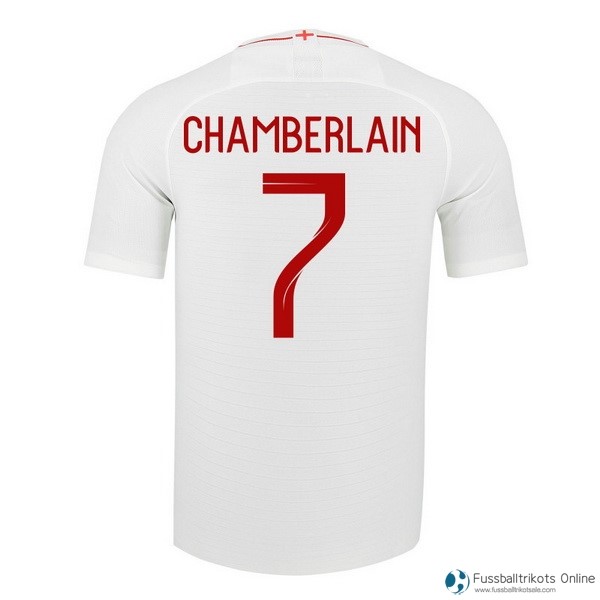 England Trikot Heim Chamberlain 2018 Weiß Fussballtrikots Günstig